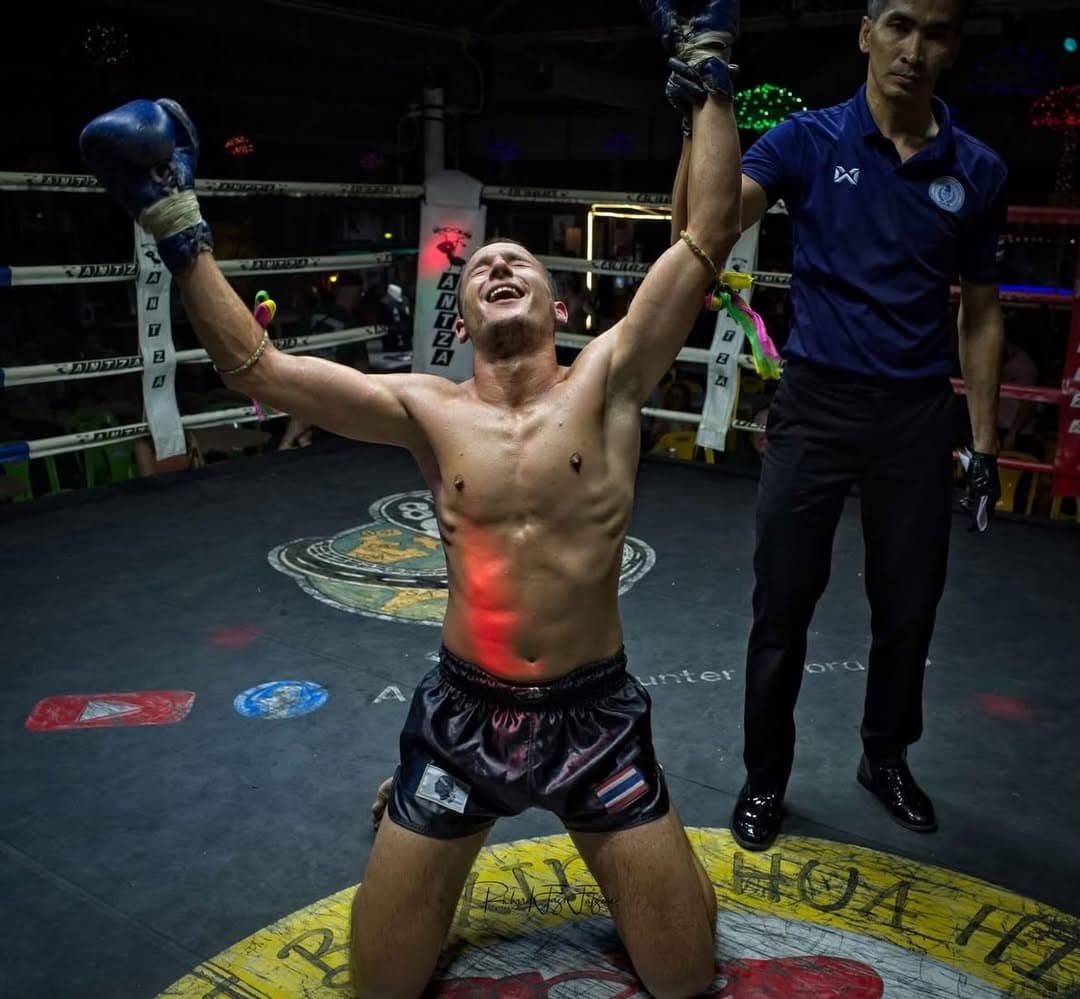 Élève du camp de boxe thaïlande Calvin